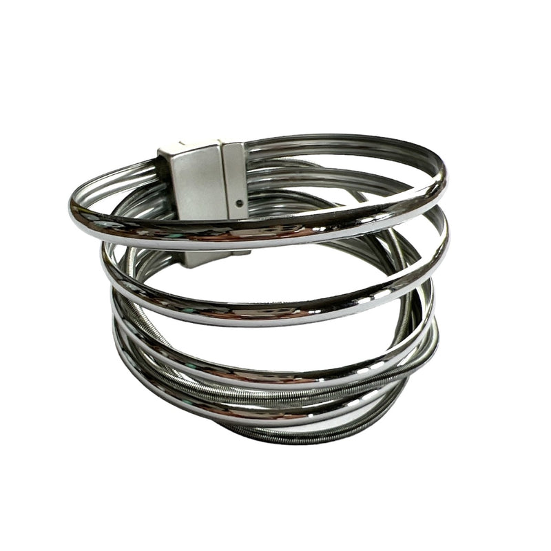 TID |  Silver Multi Strand Cuff