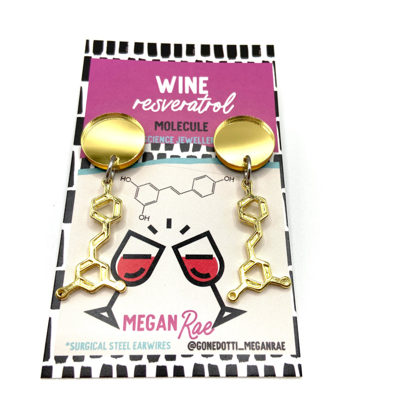 Megan Rae | Wine/Reservatrol Earrings